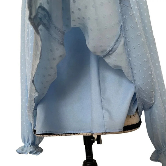 Nanette Lepore Pleated Front Top Size Medium - Picture 5 of 9